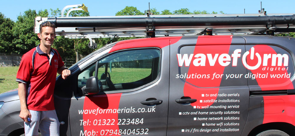 Waveform Digital van and engineer